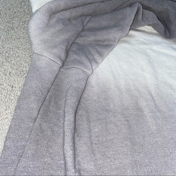 PINK White & Grey Ombre Slouchy Sweatshirt - Picture 7 of 10